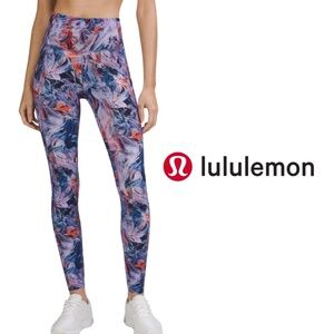 Lululemon Fast and Free RARE Brushed Fabric High-Rise Tight Atmospheric Purple 4
